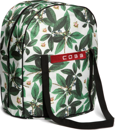 Extra larger Cobb carry bag with leaves pattern